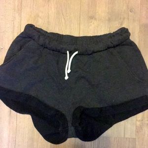 Black soft shorts